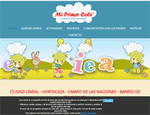 Tablet Screenshot of miprimercole.net